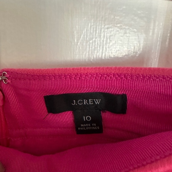 J. Crew Bold Pink Mini Skirt - Picture 2 of 7